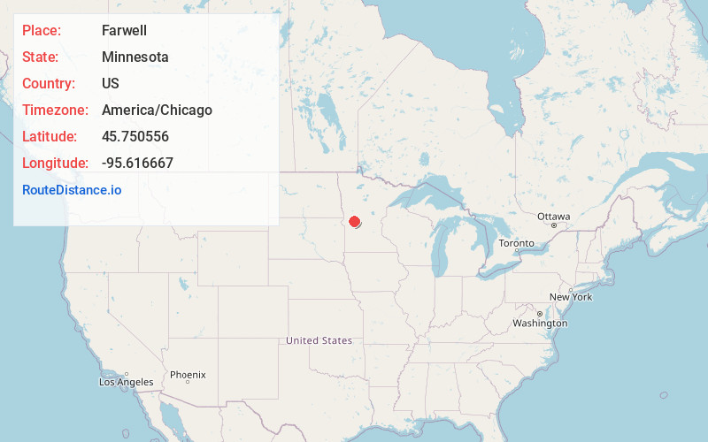 Map of Farwell
