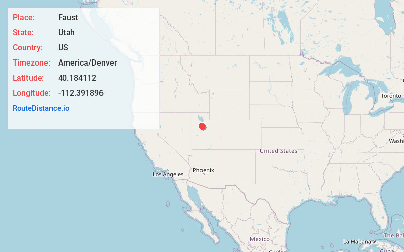 Map of Faust