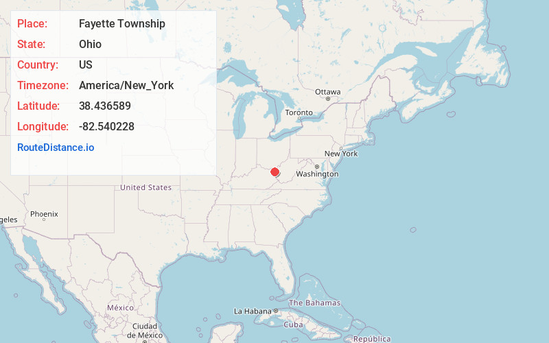 Map of Fayette Township