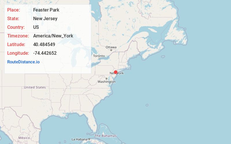 Map of Feaster Park