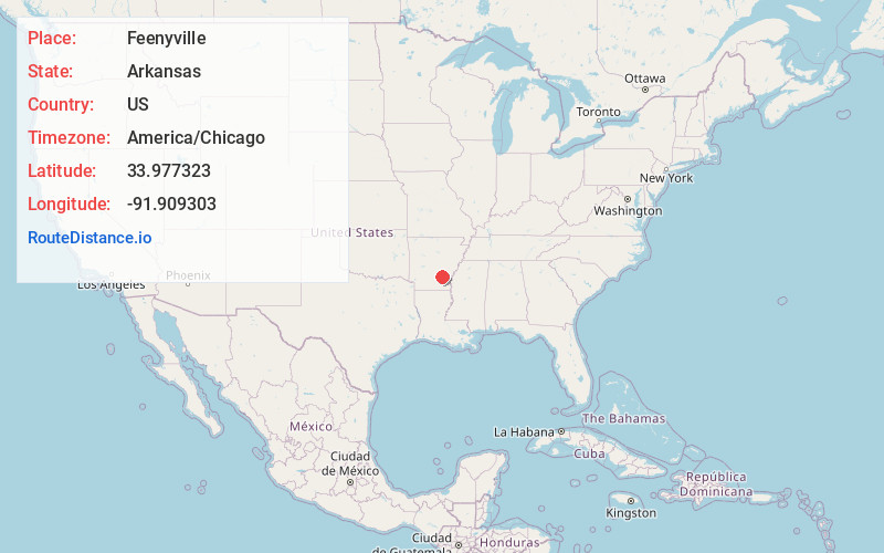 Map of Feenyville
