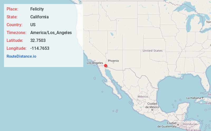 Map of Felicity