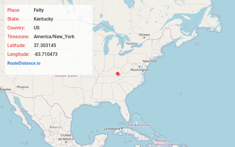Map of Felty