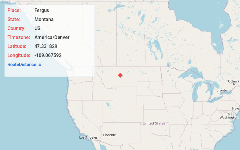 Map of Fergus