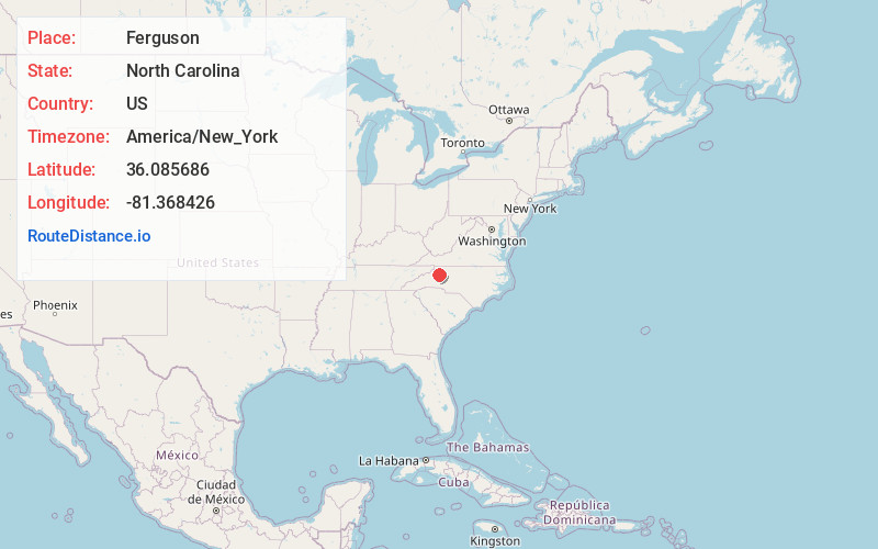 Map of Ferguson