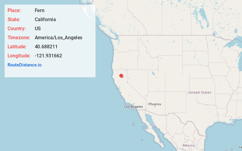 Map of Fern