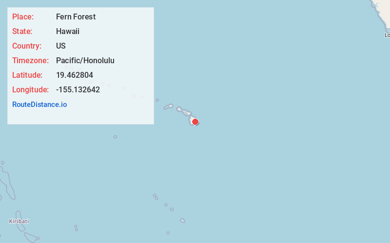 Map of Fern Forest