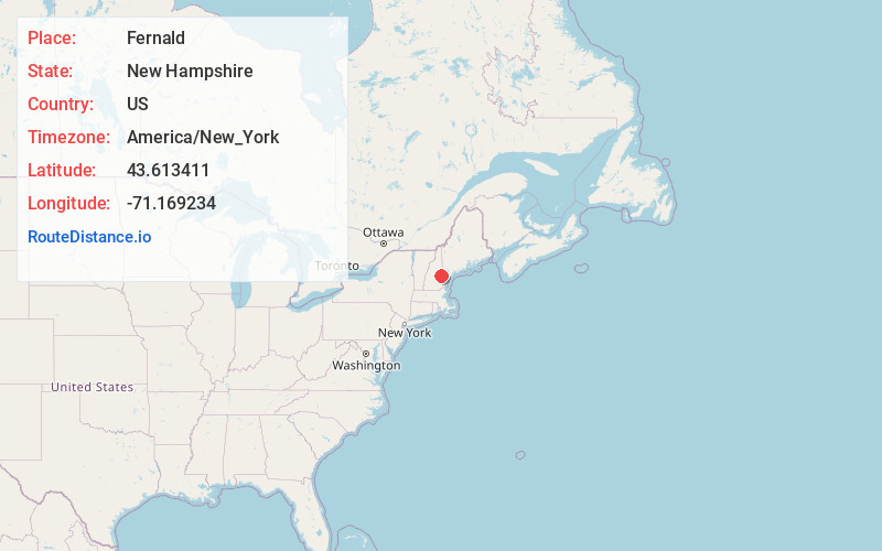 Map of Fernald