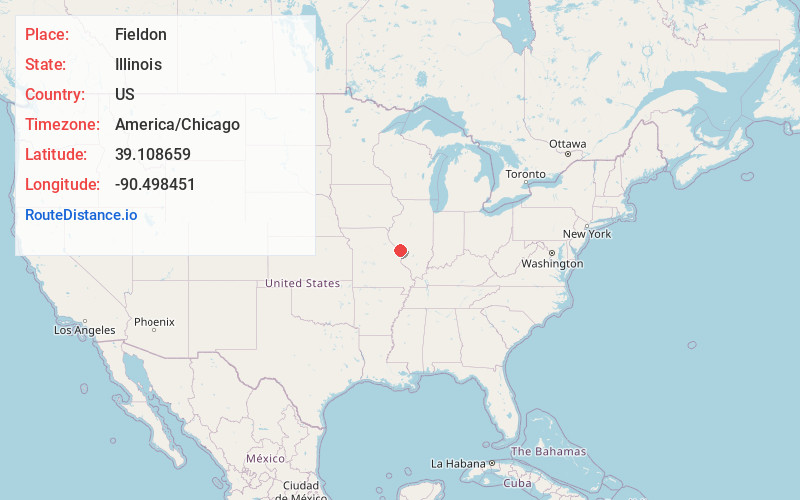 Map of Fieldon