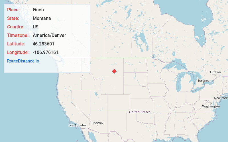 Map of Finch