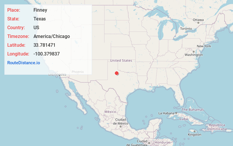 Map of Finney