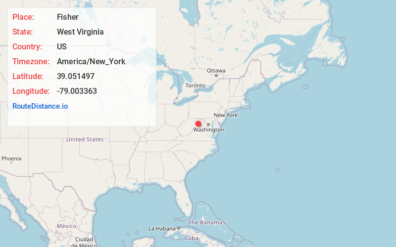 Map of Fisher