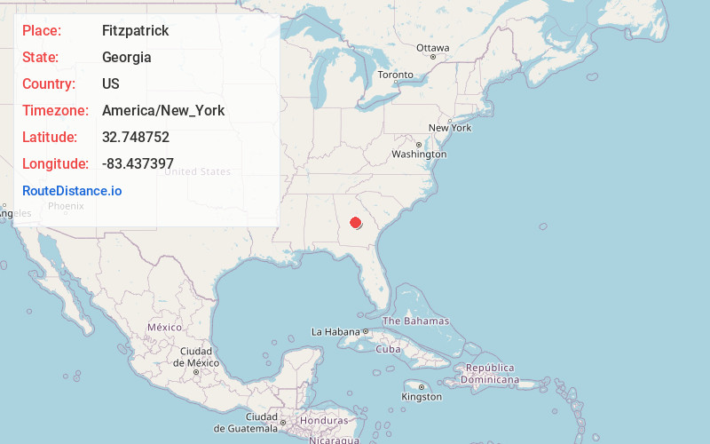 Map of Fitzpatrick