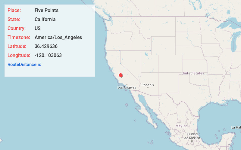 Map of Five Points
