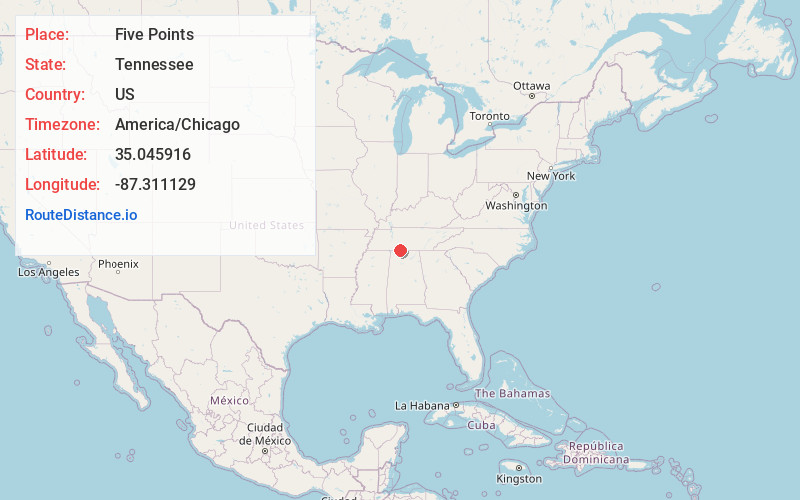 Map of Five Points