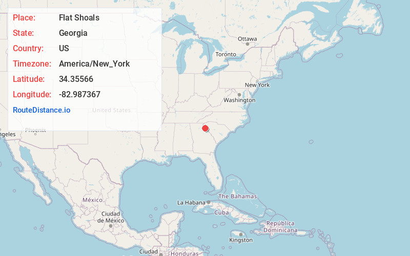 Map of Flat Shoals
