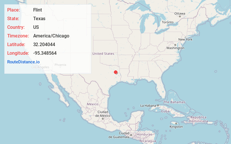 Map of Flint