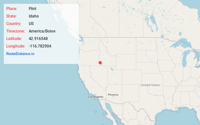 Map of Flint