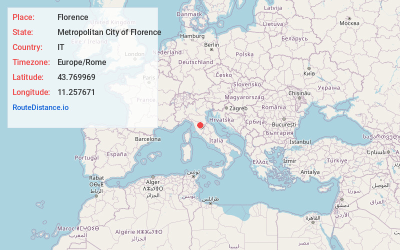 Map of Florence