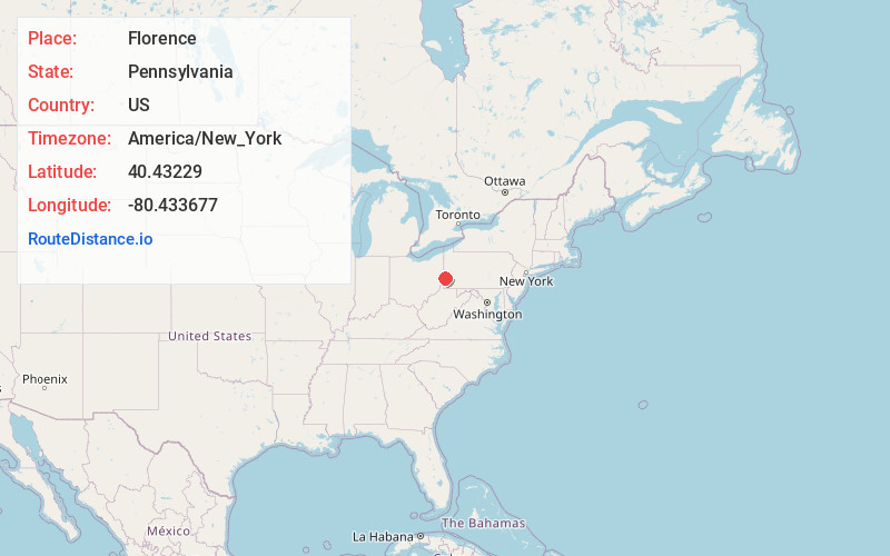 Map of Florence