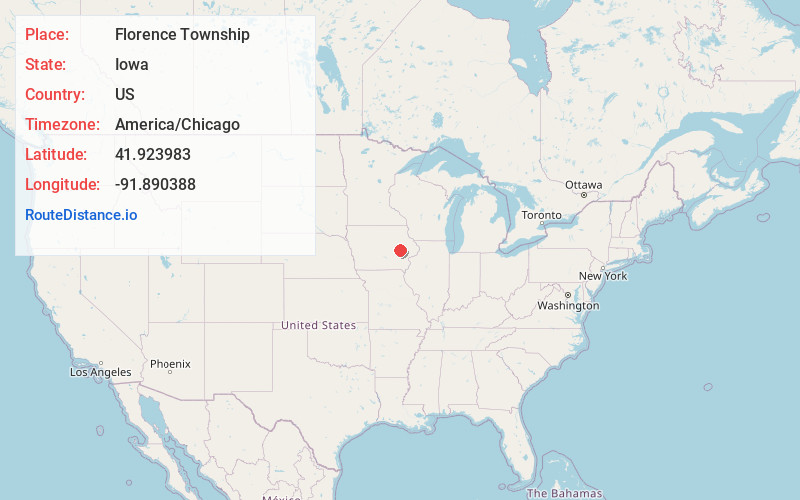 Map of Florence Township