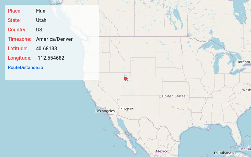 Map of Flux