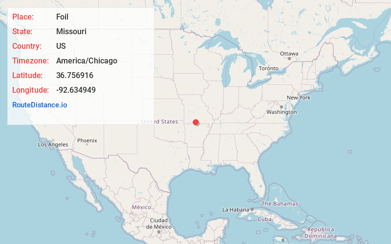 Map of Foil