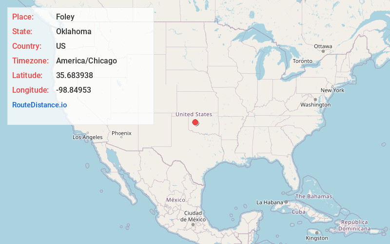 Map of Foley