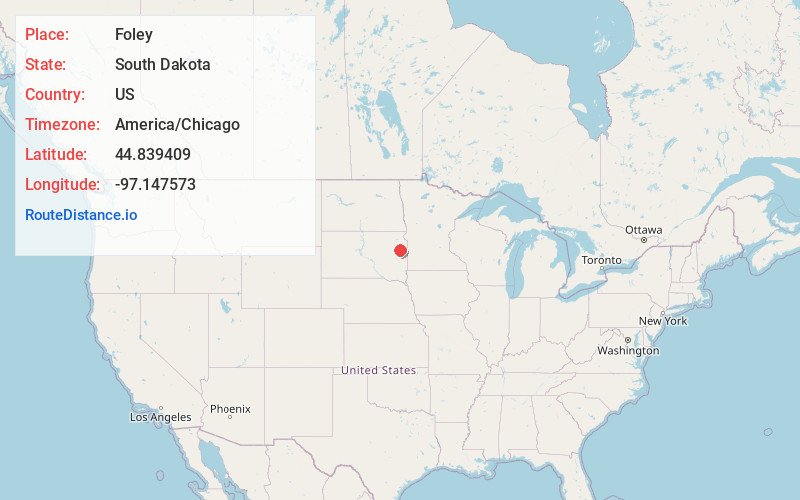 Map of Foley