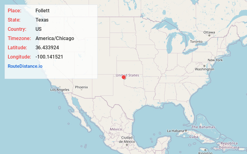 Map of Follett