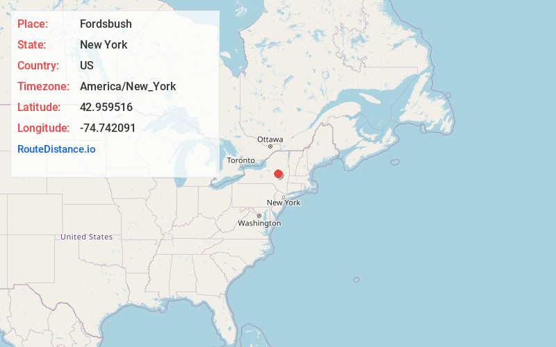 Map of Fordsbush