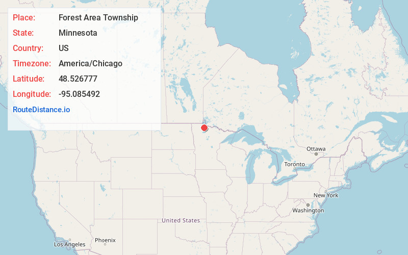 Map of Forest Area Township