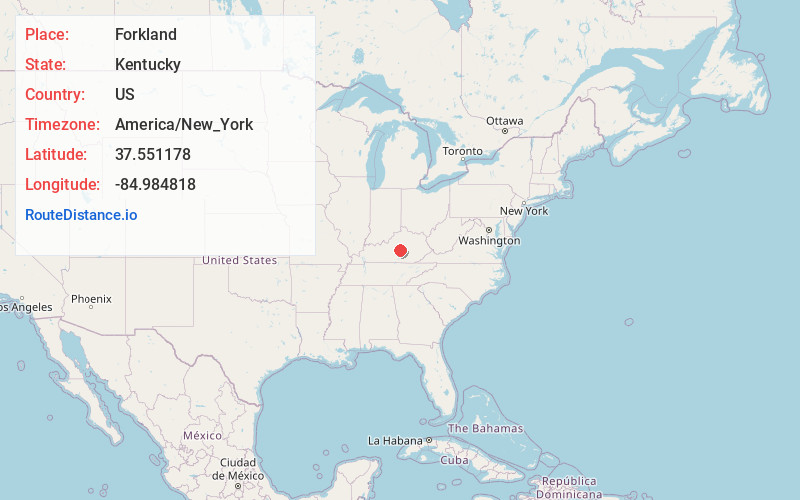 Map of Forkland