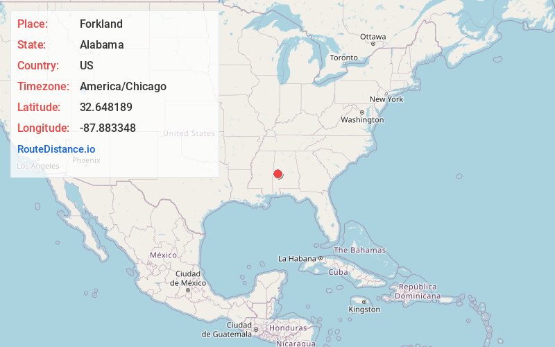 Map of Forkland