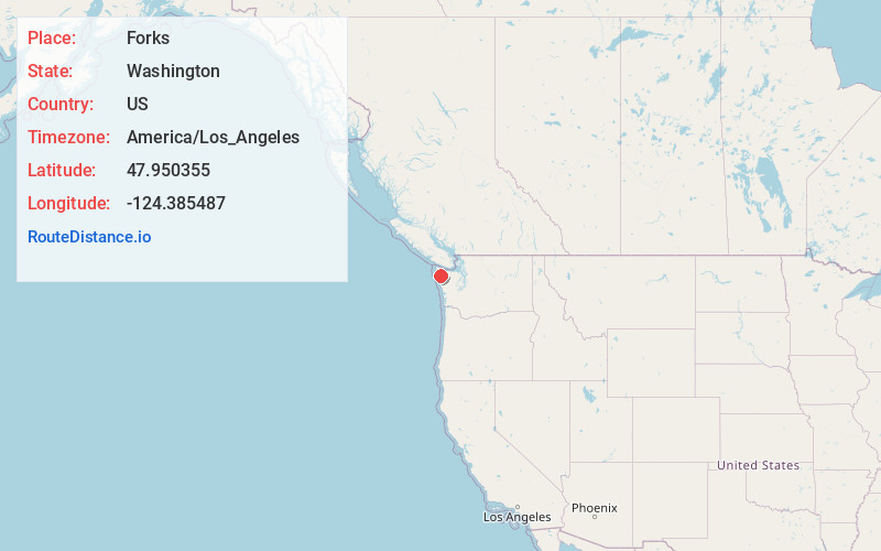 Map of Forks