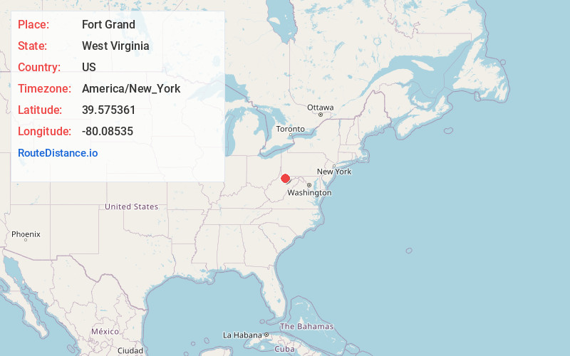 Map of Fort Grand