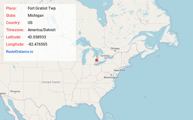 Map of Fort Gratiot Twp