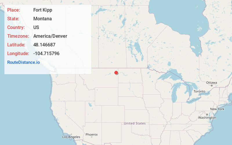 Map of Fort Kipp