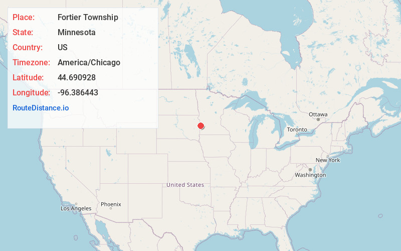 Map of Fortier Township