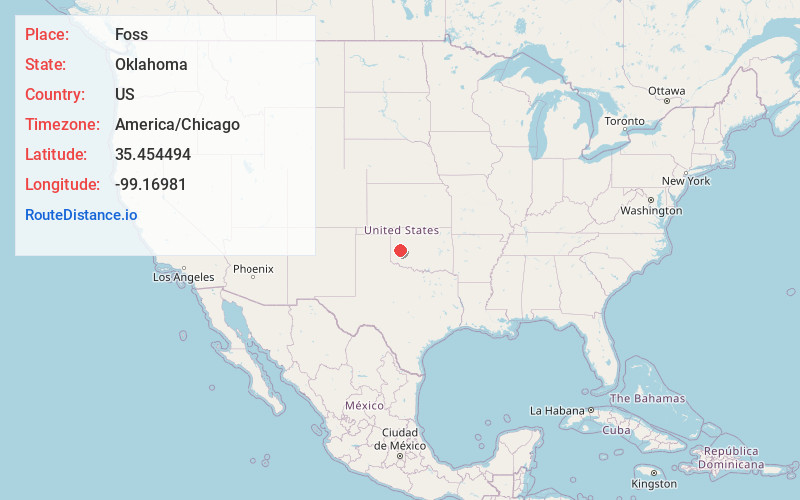 Map of Foss
