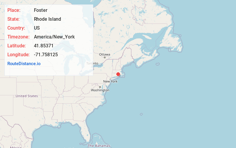 Map of Foster