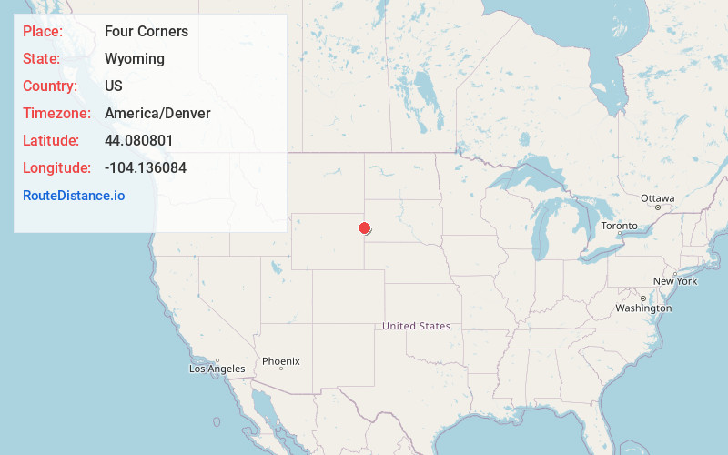 Map of Four Corners