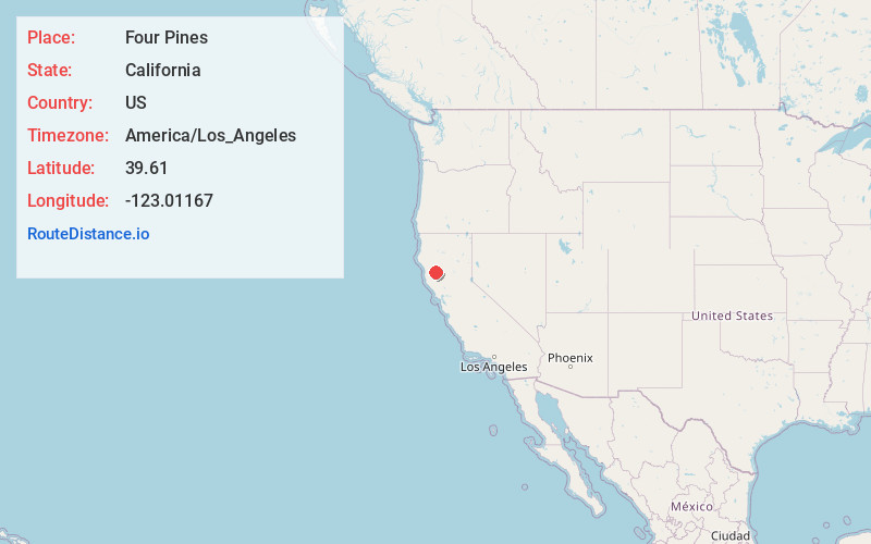 Map of Four Pines