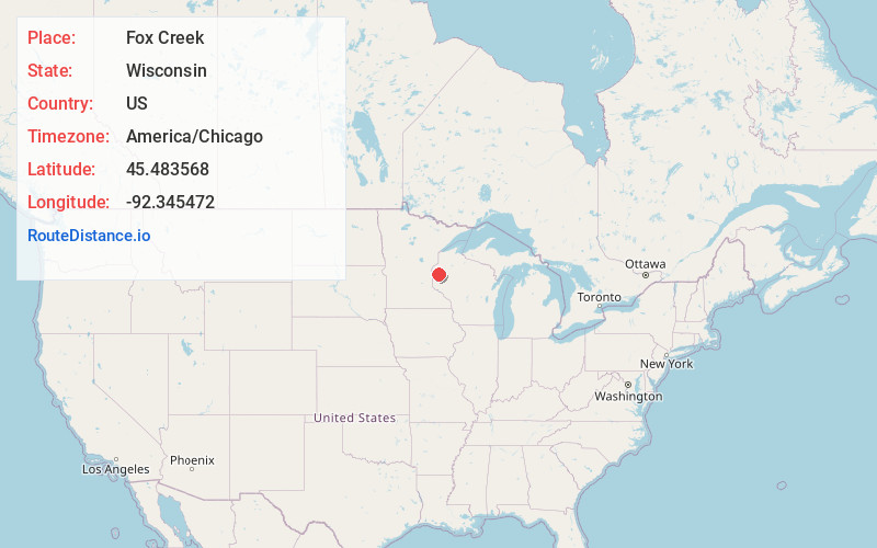 Map of Fox Creek