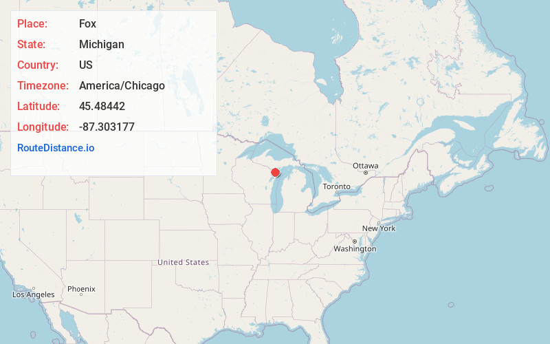 Map of Fox