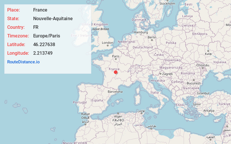 Map of France