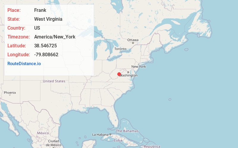 Map of Frank