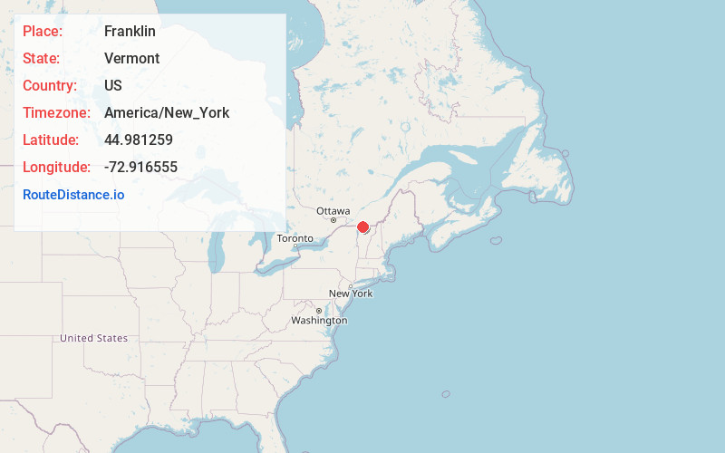 Map of Franklin