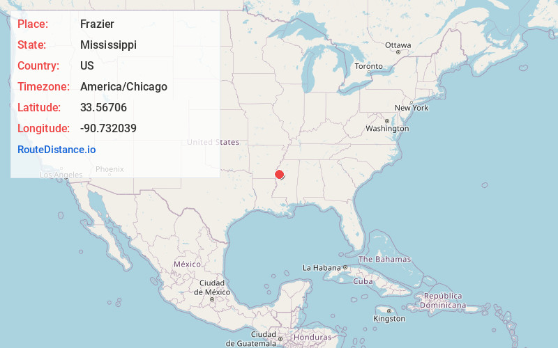 Map of Frazier