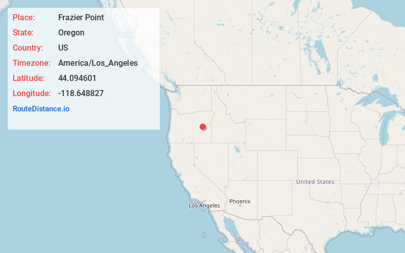 Map of Frazier Point